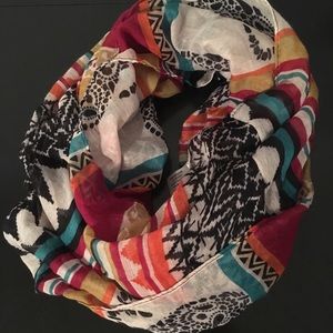 Aztec pattern scarf